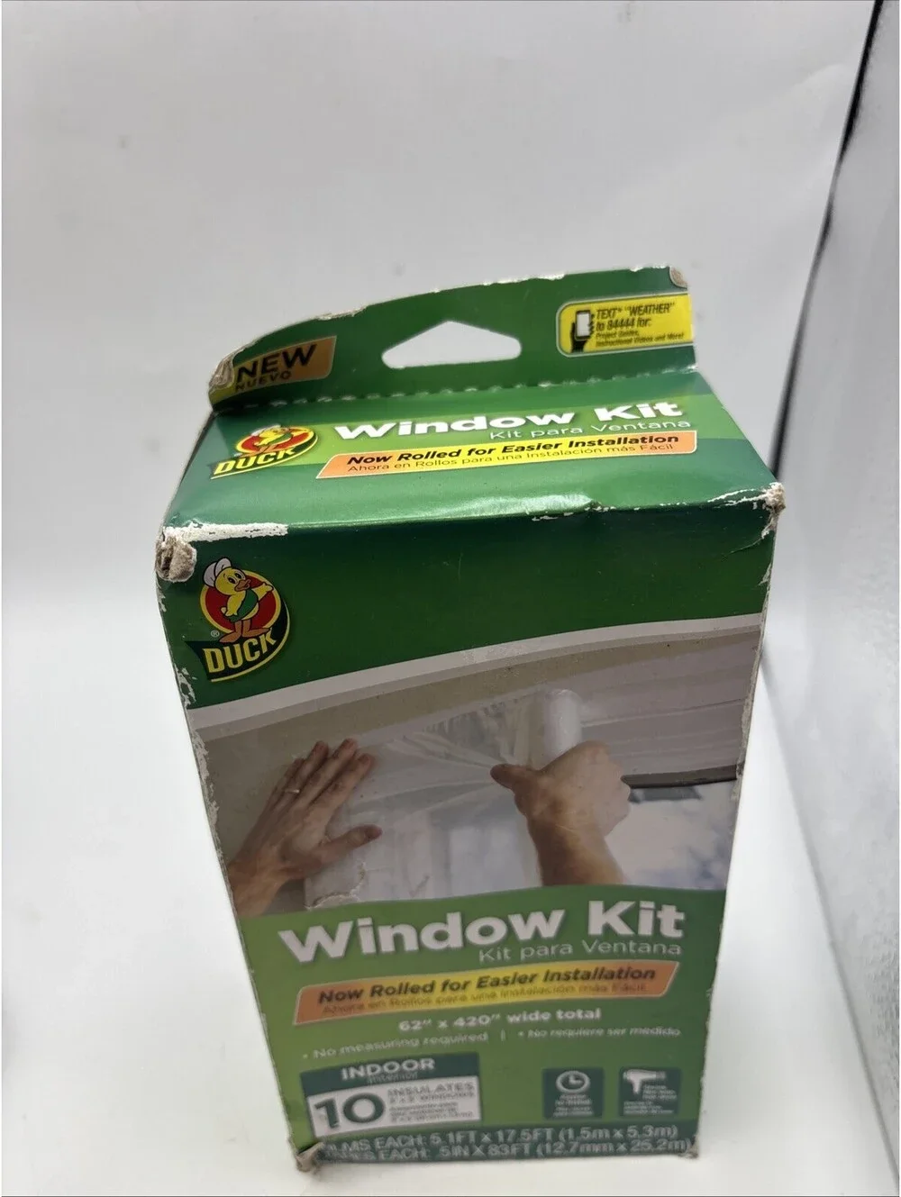 Duck Indoor Rolled Window Insulation Kit, 62 In x 420 In